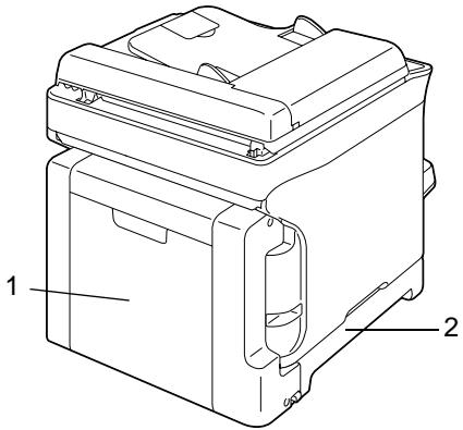 OKI MC160MFP - Vue arrêté avec options - 3