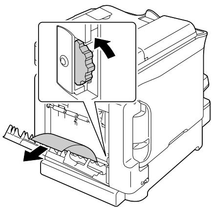 OKI MC160MFP - Suppression d'un bourrage dans l'unité recto-verse - 5
