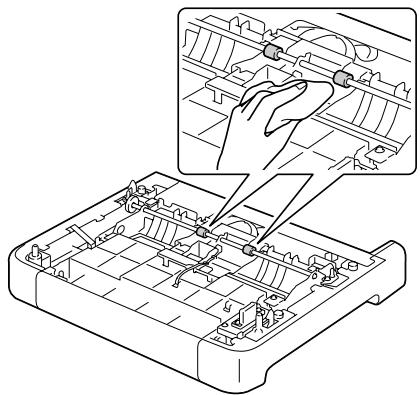 OKI MC160MFP - Nettoyage de l'entraînement papier du socle de montage - 2