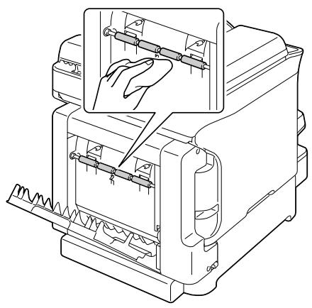 OKI MC160MFP - Nettoyage de l'entrainment papier de l'unité recto-verse - 2