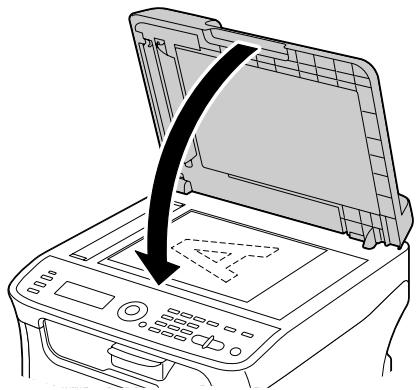 OKI MC160MFP - Placement d'un document sur la vente d'exposition - 6