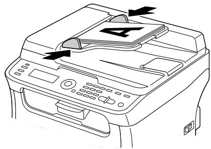 OKI MC160MFP - Placement d'un document dans le chargeur ADF - 4