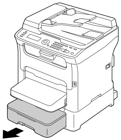 OKI MC160MFP - Suppression d'un bourrage dans le Bac 2 - 1