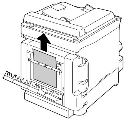 OKI MC160MFP - Suppression d'un bourrage dans l'unité recto-verse - 3