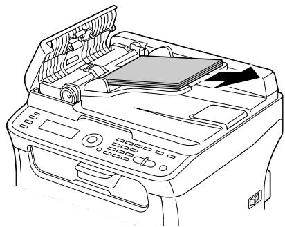 OKI MC160MFP - Suppression d'un bourrage dans le chargeur ADF - 2