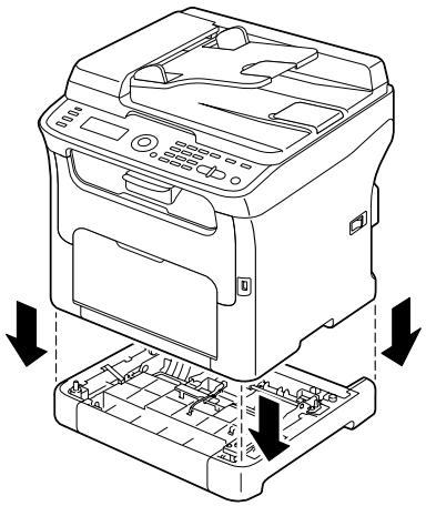 OKI MC160MFP - Nettoyage de l'entraînement papier du socle de montage - 3