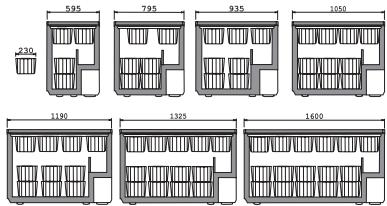 DOMEOS CBN35SI - Paniers de stockage - 2
