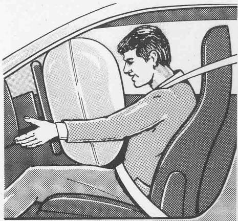 PORSCHE 928 GTS - Remarques concernant les véhicules équipés de l'airbag - 1