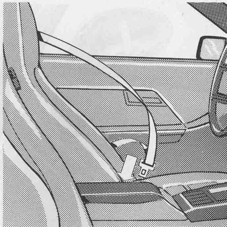 PORSCHE 928 GTS - Ceintures de sécurité - 1