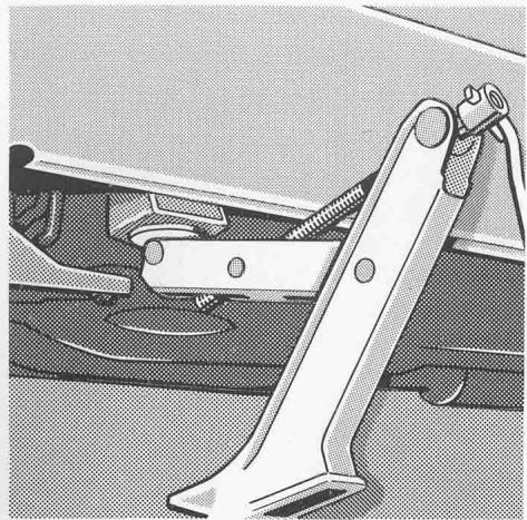 PORSCHE 928 GTS - Opérations pour un changement de roue: - 1