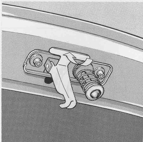 PORSCHE 928 GTS - Réglage de la portée des phares (a) - 2