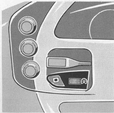 PORSCHE 928 GTS - Commutateur d'éclairage - 1