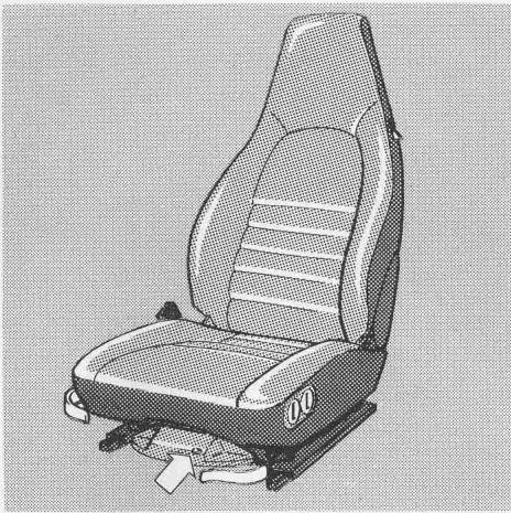 PORSCHE 928 GTS - Chauffage du siège (a) - 1