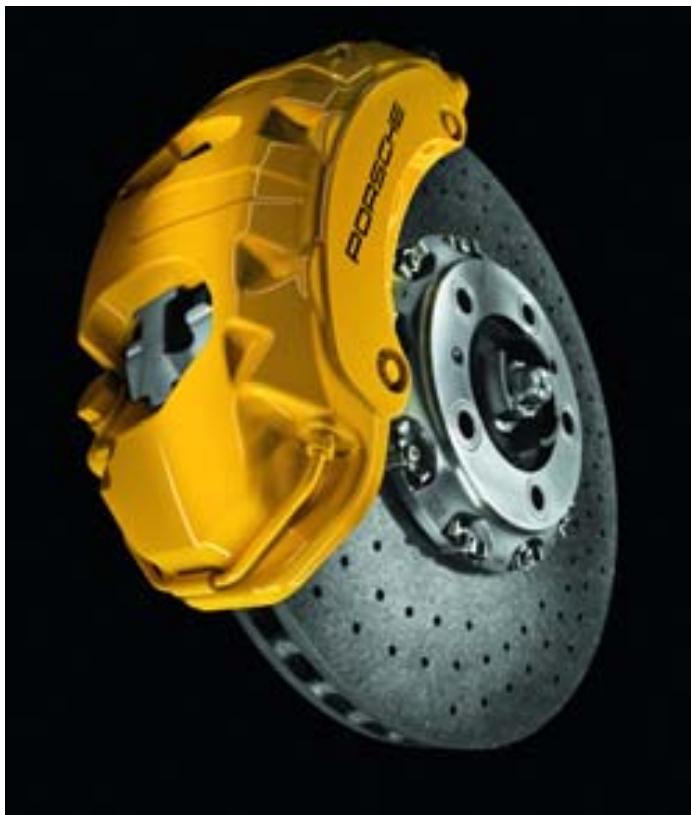 PORSCHE CAYENNE S TRANSSYBERIA - Le système Porsche Ceramic Composite Brake (PCCB). - 1