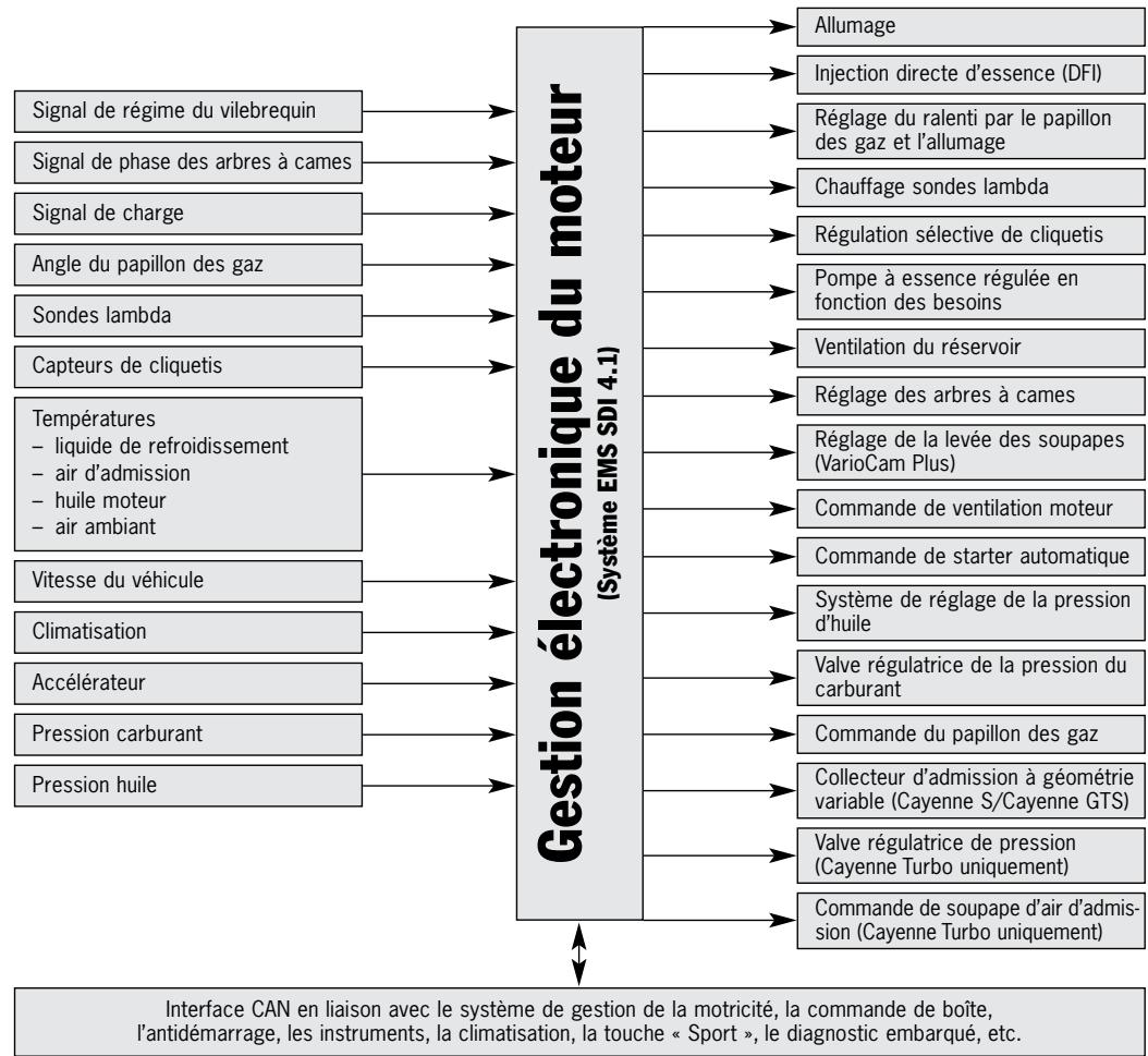 PORSCHE CAYENNE S TRANSSYBERIA - La gestion électronique du moteur. - 3