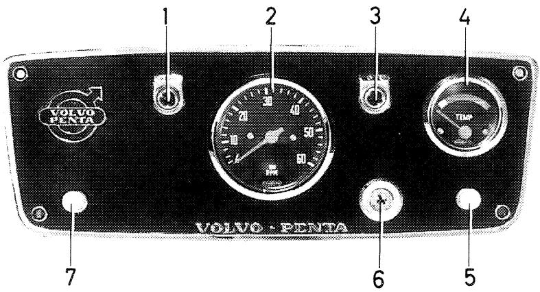 VOLVO AQ 105-100 - INSTRUMENTS ET ORGANES DE COMMANDE - 1