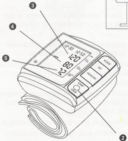 BALANCE TENSIOMETRE KH 8090 - Mise en place de l'appareil pour une mesure - 1