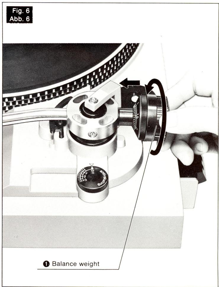 TECHNICS SL-231 - Vérification des pièces. - 3