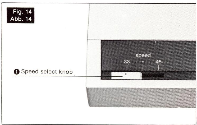 TECHNICS SL-231 - Mise au point du réglage de la poussée latérale. - 3