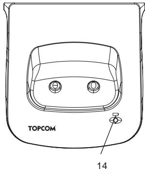TOPCOM BUTLER 4011 - LADERHANDSET - 4