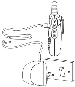 TOPCOM TWINTALKER 6800 - Opladning af batterier - 2