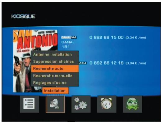 OPTEX FTA 2 - ORD 9540,  FRANSAT ORS 9945-HD - Première installation - 5