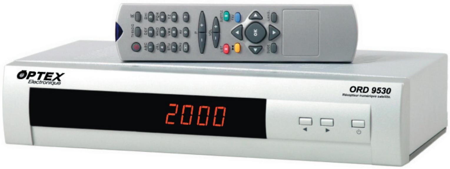 OPTEX FTA 2 - ORD 9540,  FRANSAT ORS 9945-HD - Manuel d'utilisation du récepteur - 1