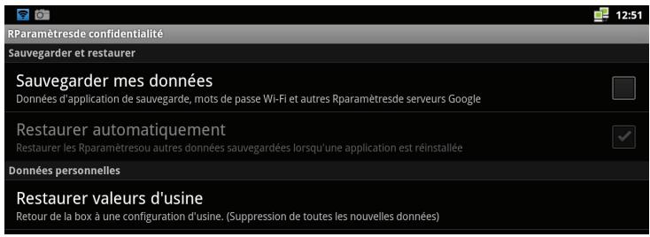 OPTEX OR945-IP - II.7) Initialisation usine et sauvegarde - 1