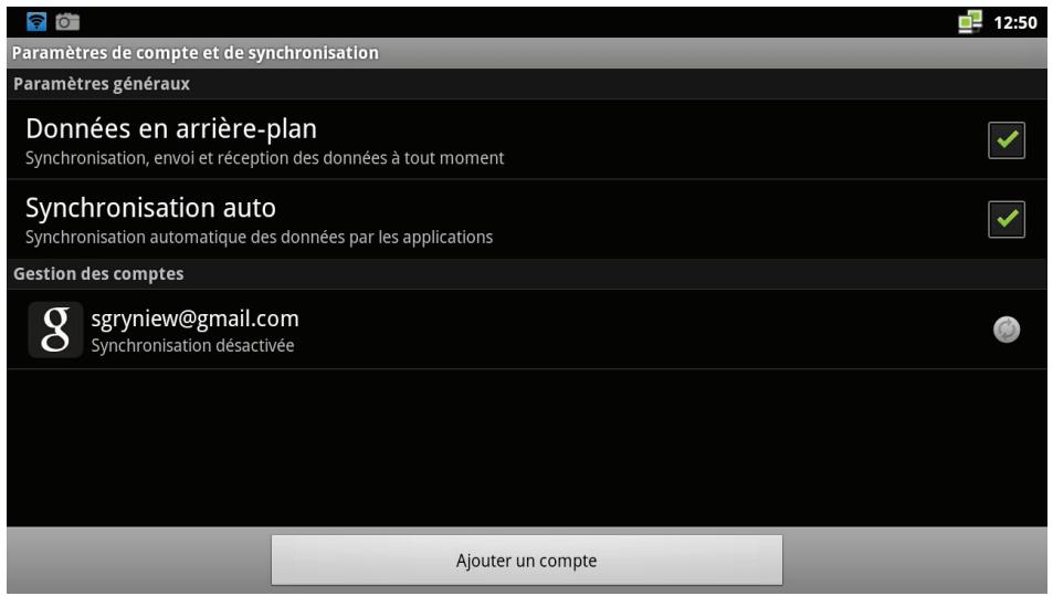 OPTEX OR945-IP - II.6) vos comptes et synchronisation de données - 1