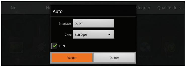 OPTEX OR945-IP - Recherche des chaînes TNT - 3