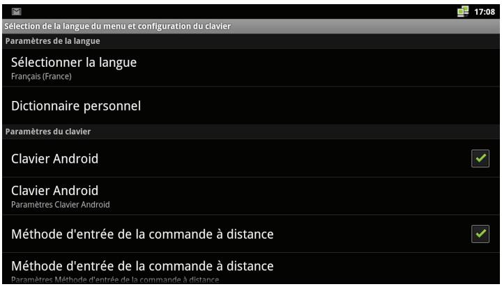 OPTEX OR945-IP - Ii.9) langue et clavier - 1