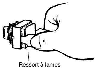 OMRON A22 - Bouton-poussoir carré/voyant - 1