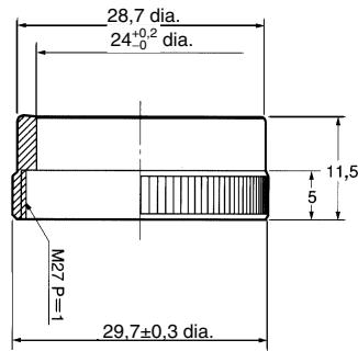 OMRON A22 - Bagu métallique biseautée - 1