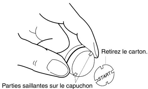 OMRON A22 - Fixation du film de caractères - 1