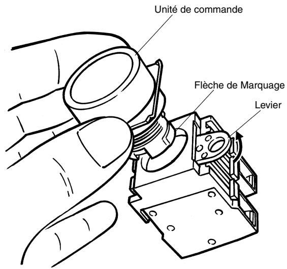 OMRON A22 - Montage de l'interrupteur sur le bouton-poussoir - 1