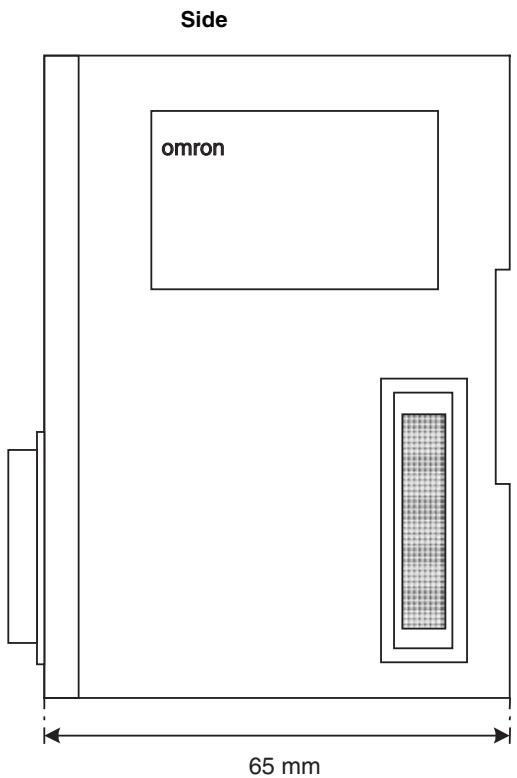 OMRON CJ1W-MCH71 - 3-2-4 Dimensions - 2
