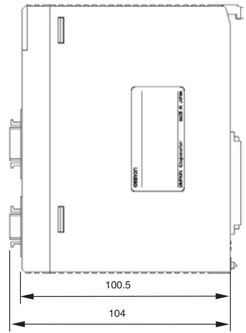 OMRON CJ1W-MCH71 - 3-2-4 Dimensions - 4