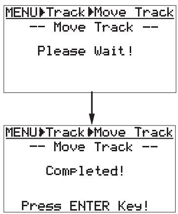 FOSTEX MR8 - Déplacer ("move") les données d'une piste - 1