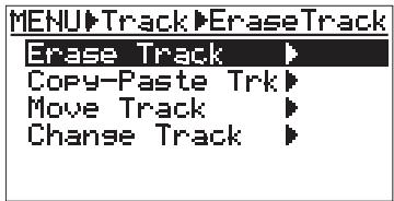 FOSTEX MR8 - Effacement de toutes les données d'une piste - 2