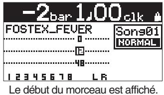 FOSTEX MR8 - Mise sous tension de l'appareil - 2