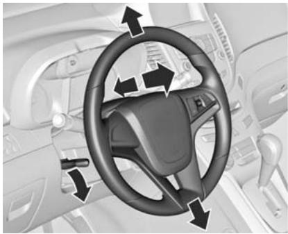 CHEVROLET ORLANDO - Réglage du volant - 1
