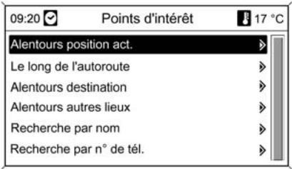 CHEVROLET ORLANDO - Sélectionner un point d'intérêt - 1