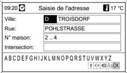 CHEVROLET ORLANDO - Saisie directe d'une adresse - 1