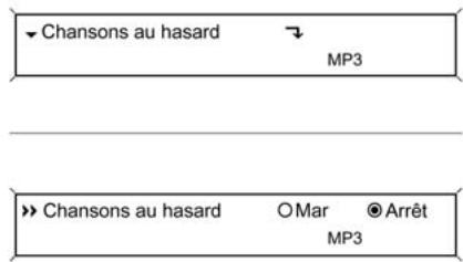 CHEVROLET ORLANDO - Activation ou désactivation d'une fonction - 1