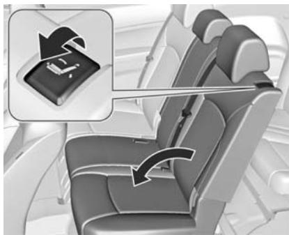 CHEVROLET ORLANDO - Rabattement des sièges - 2