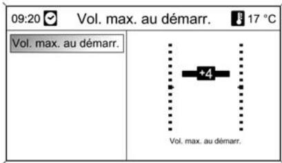 CHEVROLET ORLANDO - Volume maximal au démarrage - 1