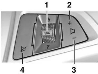 CHEVROLET ORLANDO - Commandes audio au volant - 1