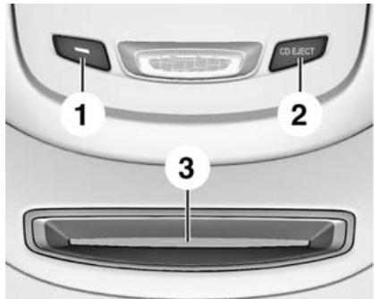 CHEVROLET ORLANDO - Fente pour CD/Éjection des CD - 1
