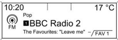 CHEVROLET ORLANDO - Blocage des annonces de circulation Pour bloquer une annonce de circulation, par ex. durant la lecture d'une plage CD/MP3 : - 1