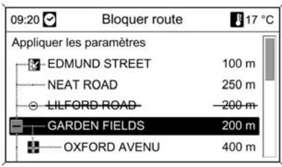 CHEVROLET ORLANDO - Liste des routes - 1